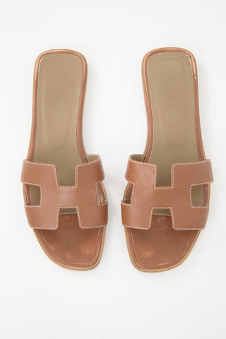 Hermès Leather Oran Sandal
