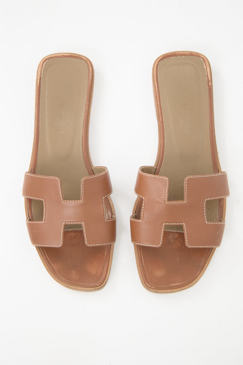Hermès Leather Oran Sandal