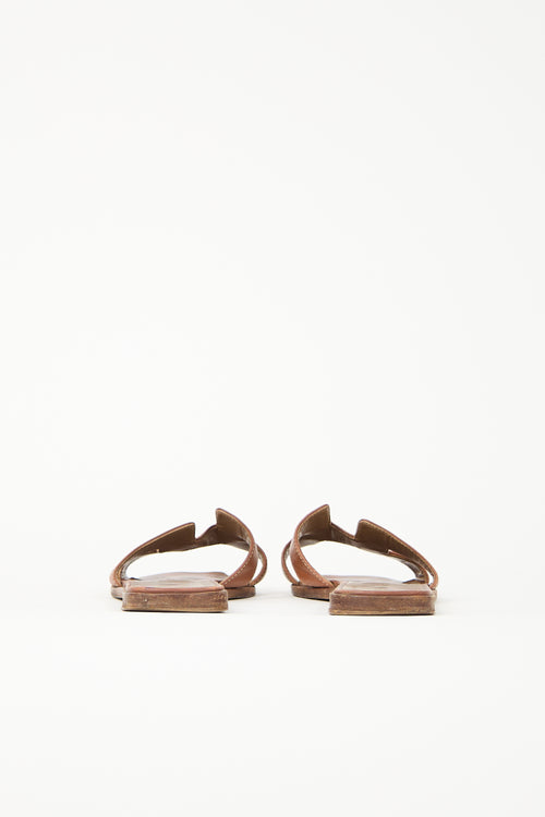 Hermès Leather Oran Sandal