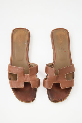 Hermès Leather Oran Sandal