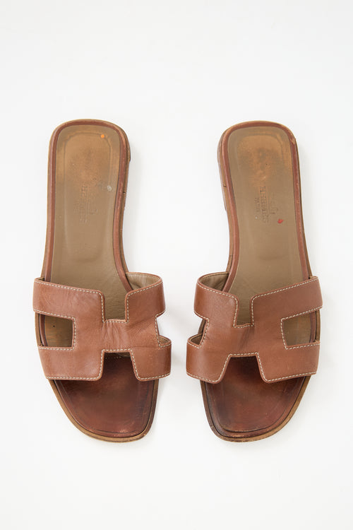Hermès Leather Oran Sandal
