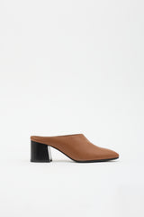 Hermès Leather Perforated Mule