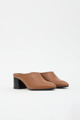 Hermès Leather Perforated Mule