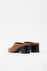 Hermès Leather Perforated Mule