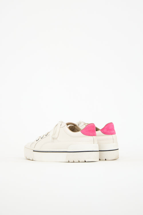 Hermès Leather Voltage Platform Sneaker