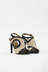 Hermès Leather & Canvas Rafaella Sandal