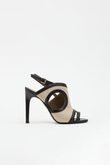 Hermès Leather & Canvas Rafaella Sandal