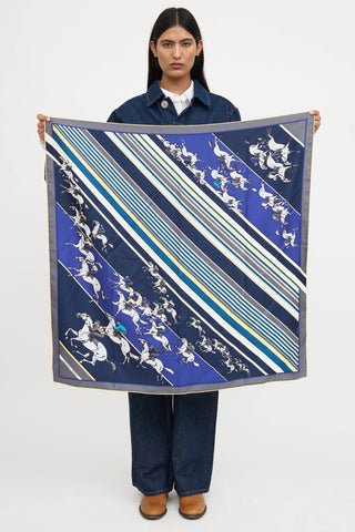 HermèsLes Courses Scarf