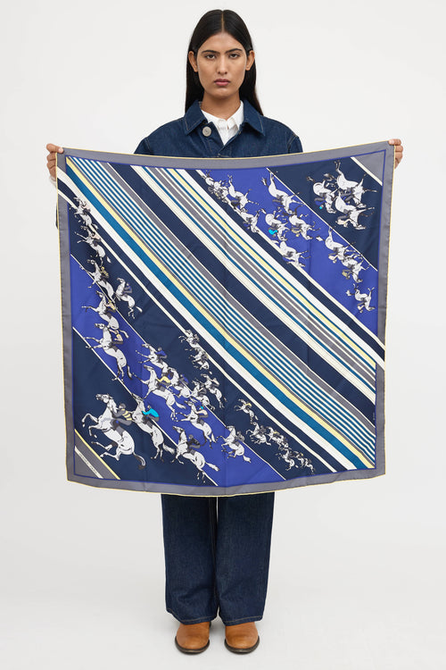 HermèsLes Courses Scarf