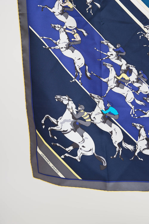 HermèsLes Courses Scarf