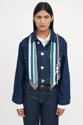 HermèsLes Courses Scarf