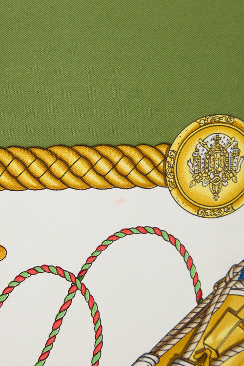 Hermès Silk Les Tambours 70 Scarf