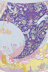 Hermès Light Blue & Multicolour Le Premier Chant Silk Scarf