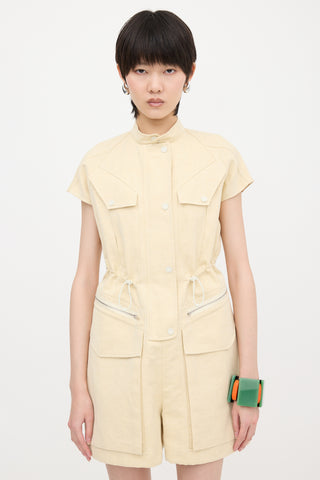 Hermès Linen Canvas Romper
