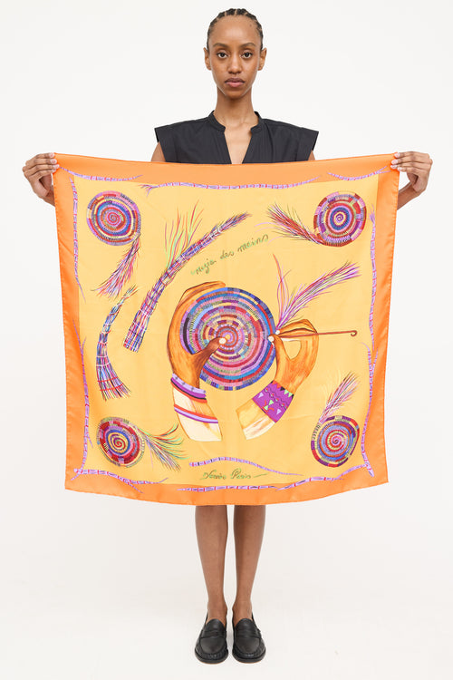 Hermès2003 Silk Magie Des Mains Scarf