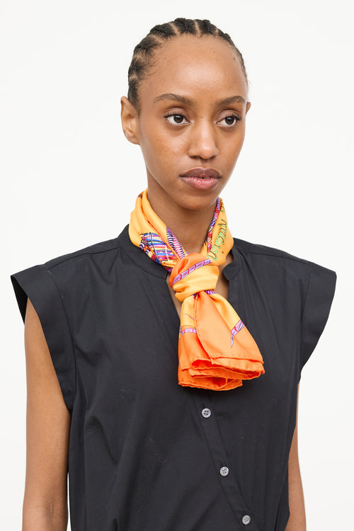 Hermès2002 Silk Magie Des Mains Scarf