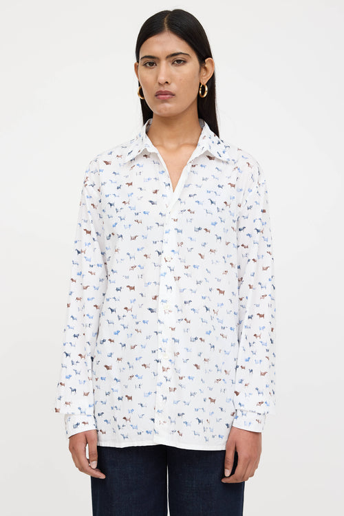Hermès Meli Medor Poplin Shirt