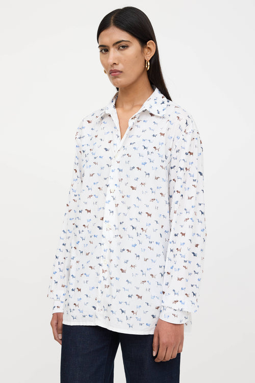 Hermès Meli Medor Poplin Shirt
