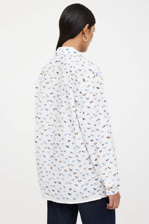 Hermès Meli Medor Poplin Shirt