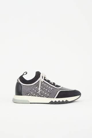 Hermès Metallic Knit Addict Sneaker