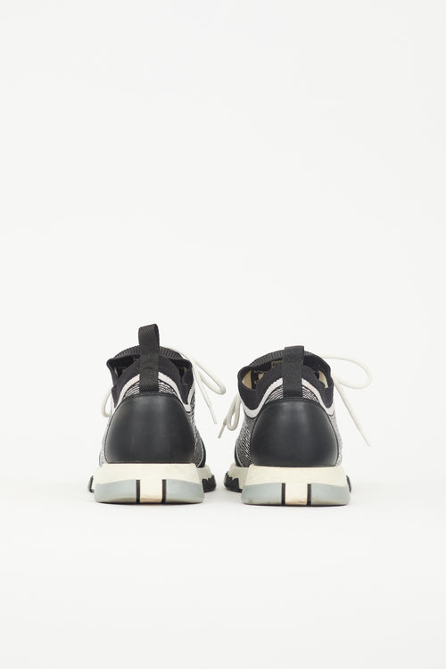 Hermès Metallic Knit Addict Sneaker