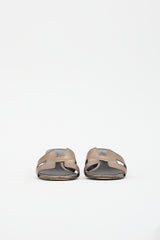 Hermès Metallic Leather Oasis Sandal
