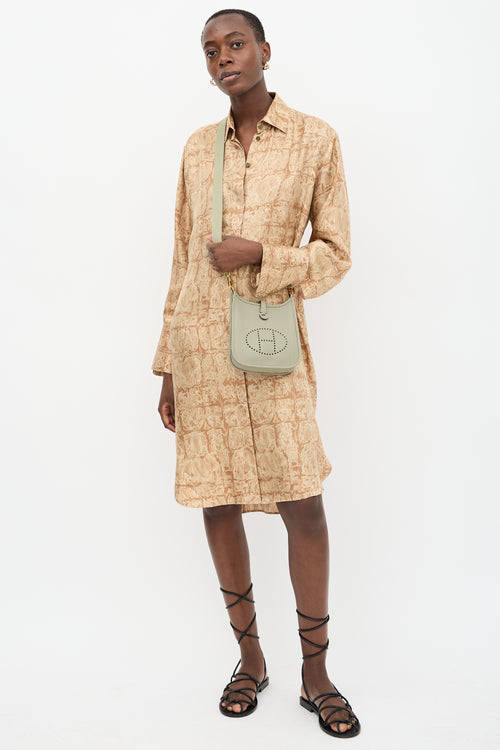 Hermès 2023 Sauge Clemence Evelyne III TPM Bag