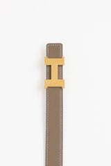 Hermès 2023 Mini H Buckle Reversible Belt
