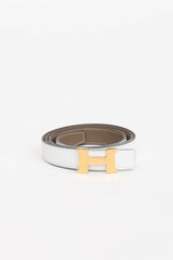 Hermès 2023 Mini H Buckle Reversible Belt