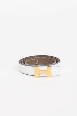 Hermès 2023 Mini H Buckle Reversible Belt