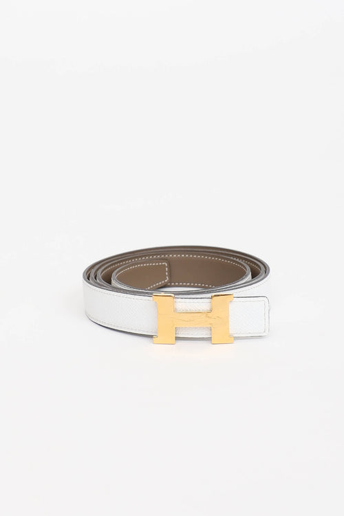 Hermès 2023 Mini H Buckle Reversible Belt