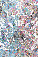 Hermès White & Multicolour La Legende de la Foret 90 Scarf