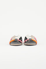 Hermès Multicolour Suede Oasis Heeled Sandal
