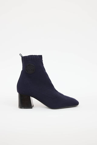 Hermès Volver 60 Knit Ankle Bootie