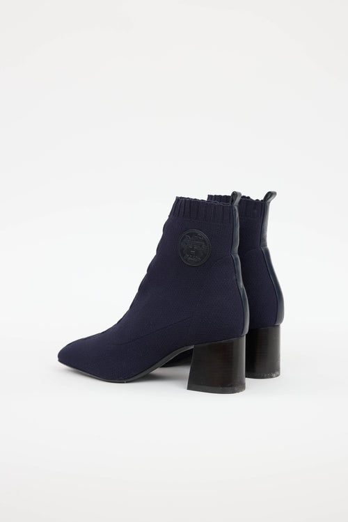 Hermès Volver 60 Knit Ankle Bootie