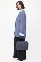 Hermès Navy Swift Plume 32 Bag