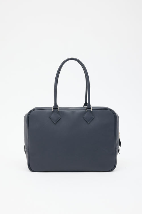 Hermès Navy Swift Plume 32 Bag