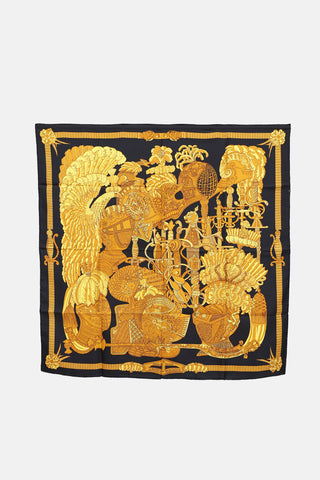 Hermès Silk Arments en Panache 90 Scarf