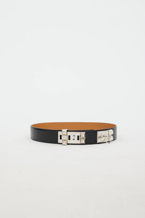 Hermès2014 Leather Collier De Chien 50 Belt