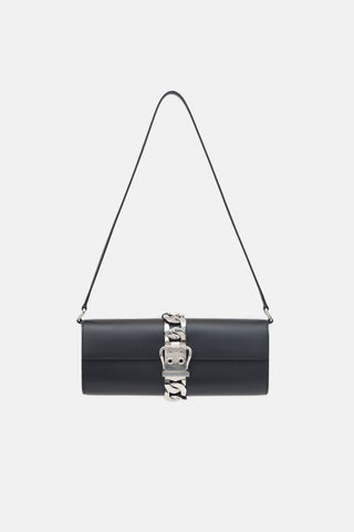 Hermès Noir Madame Boucle Sellier Chaine Bag