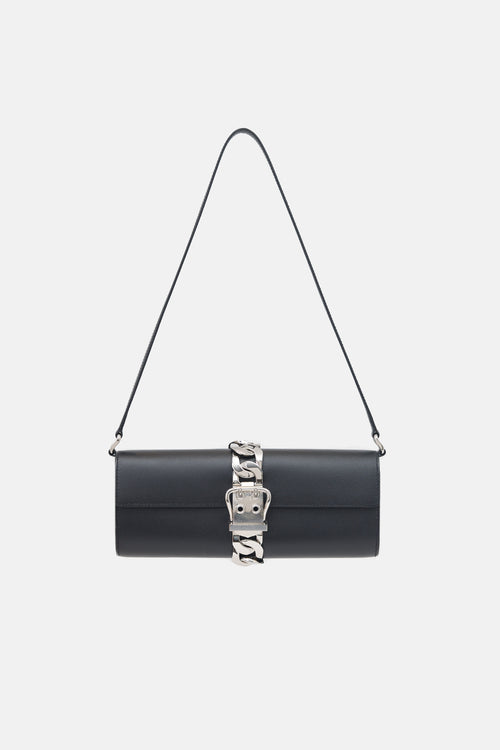 Hermès Noir Madame Boucle Sellier Chaine Bag
