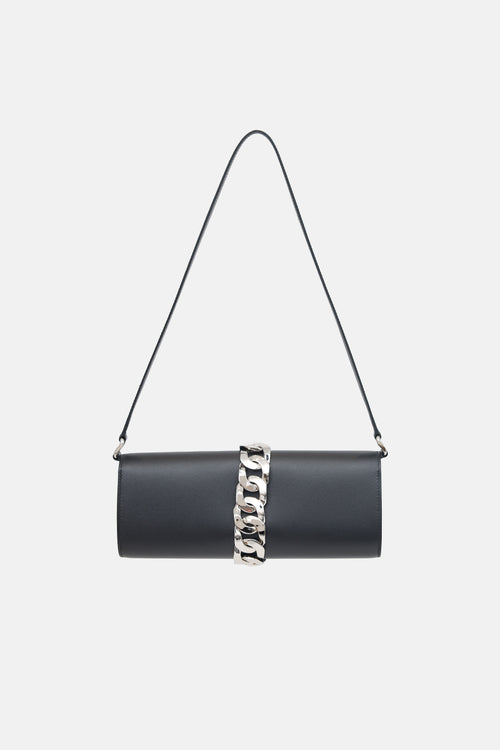Hermès Noir Madame Boucle Sellier Chaine Bag