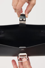 Hermès Noir Madame Boucle Sellier Chaine Bag