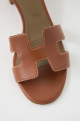 Hermès Leather Oasis Heel