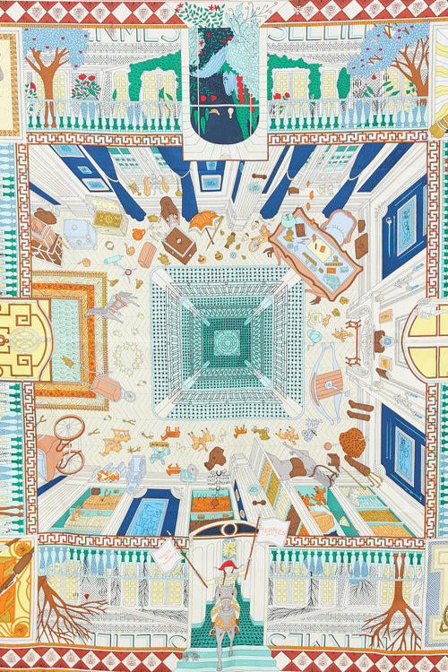 Hermès Objets de Curiosite Scarf