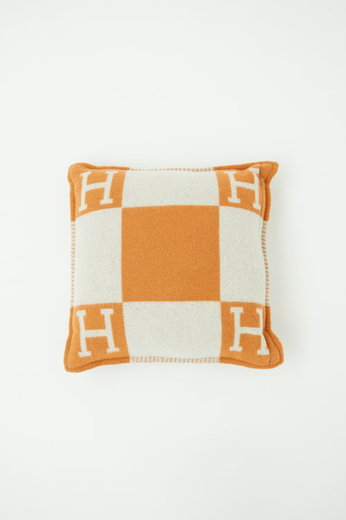 Hermès Écru Potiron Avalon Pillow