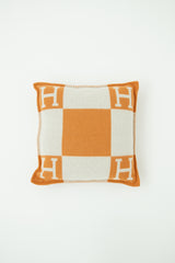 Hermès Écru Potiron Avalon Pillow