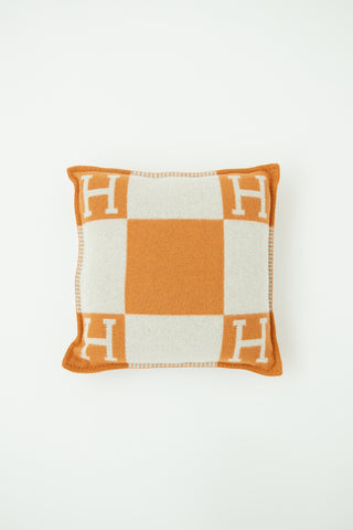 Hermès Écru Potiron Avalon Pillow