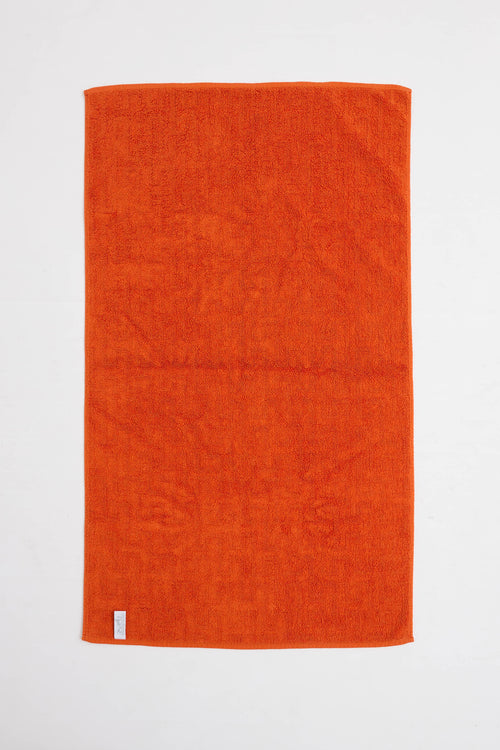 Hermès Orange Feu Stairs Three Piece Towel Set