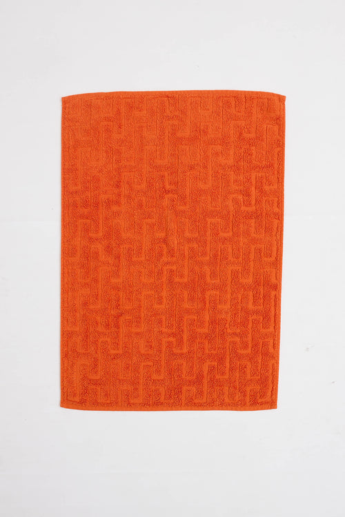 Hermès Orange Feu Stairs Three Piece Towel Set